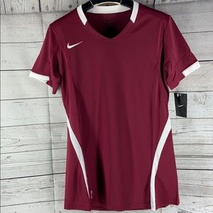 Nike Red White Dri-Fit Short sleeve tshirt